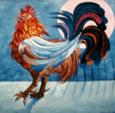 Sacer Rooster - Costantino Canonico - Oil