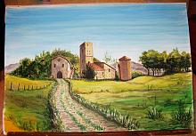 Casale in Maremma - silvia diana - Watercolor - 300€