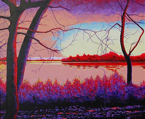 Il lago - vendita quadro pittura - ArtlyNow