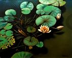 Water lilies - Salvatore Ruggeri - Oil