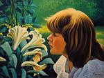 The scent of lilies - Salvatore Ruggeri - Oil