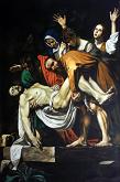 Art reproductions by Caravaggio: Deposizion - Salvatore Ruggeri - Oil