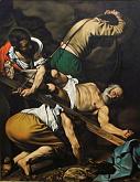 Art reproductions by Caravaggio: Martyrdom of Saint Peter - Salvatore Ruggeri - Oil