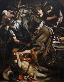 Art reproductions by Caravaggio: Conversion of Saint Paul - Salvatore Ruggeri - Oil