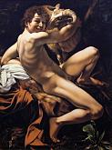 Copia d'autore da Caravaggio: San Giovanni Battista - Salvatore Ruggeri - Olio