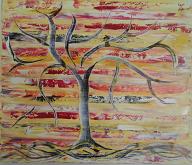 Existence's tree - Girolamo Peralta - Oil