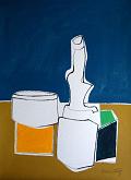 Bottle and other items on a table - Gabriele Donelli - Acrylic