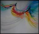 abstract whith color - Marisa Caprara - Oil