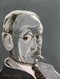 Portrait of Pierre Bonnard - Gabriele Donelli - Acrylic