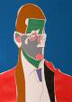 Portrait of James Joyce - Gabriele Donelli - Acrylic