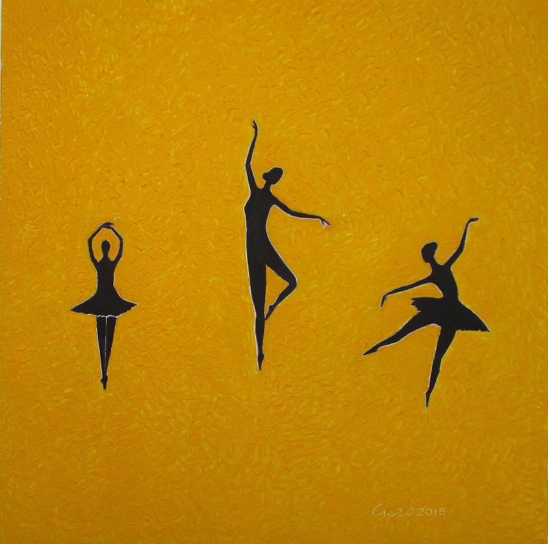 A passo di danza - Girolamo Peralta - Acrilico - 320 €
