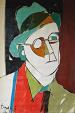 Ritratto of James Joyce - Gabriele Donelli - Oil