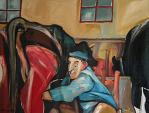 In the stable - Gabriele Donelli - Oil