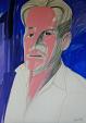 Portrait of Willem de Kooning - Gabriele Donelli - Acrylic