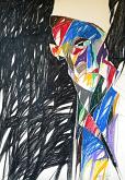 Portrait of Umberto Boccioni - Gabriele Donelli - Pastels