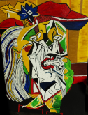 Admiration Picasso - Luana Marchisio - Oil