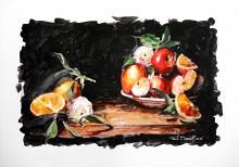 FRUIT WITH ROSE - Paolo Benedetti - Acrylic - €