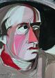 Portrait of Wolfgang Johann Goethe - Gabriele Donelli - Acrylic