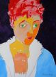 Portrait of Edith Schiele - Gabriele Donelli - Acrylic