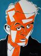 Portrait of Egon Schiele - Gabriele Donelli - Acrylic