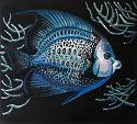 Fishes, Angelfish - Ruzanna Scaglione Khalatyan - Tempera - 60 €