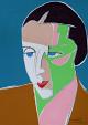 Portrait of Tamara de Lempicka - Gabriele Donelli - Acrylic