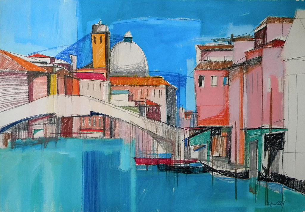 Venezia - Gabriele Donelli - Pastello e acrilico