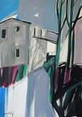 Paesaggio in grigio - Gabriele Donelli - Matita e acrilico