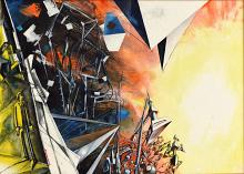 Untitled 24 - Lucio Forte - Oil, tempera on canvas - 600€