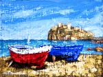 The two boats - Paolo Benedetti - Acrylic - € - Sold!
