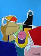 Jug, bottle and cup - Gabriele Donelli - Acrylic