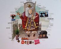THE DIRECTOR  cycle THE MASTERS - BubArt Studio - Collage - 100€