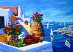 THE COLORS OF THE MEDITERRANEAN - Paolo Benedetti - Acrylic - € - Sold!