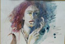 Face - SILVIA RIDOLFI - Watercolor - 140€