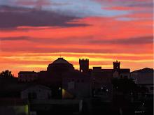 Mosciano Sant'Angelo al calar del sole - Michele De Flaviis - Digital Art