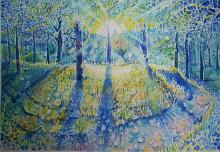 magical forest - Ruzanna Scaglione Khalatyan - Watercolor - 170€