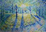 magical forest - Ruzanna Scaglione Khalatyan - Watercolor - 170 €