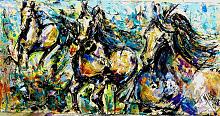 Horses and Dripping - tiziana marra - Action painting