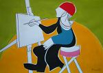 The painter - Gabriele Donelli - Acrylic