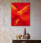 Bird flying, 40x50 cm - Davide De Palma - Oil - €