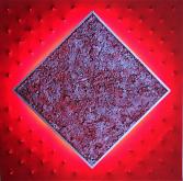 red earth - francesco ottobre - sand, aluminum and acrylic - 600€