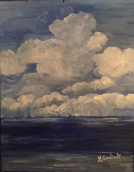 Il cielo e il mare sono li comunque - vendita quadro pittura - ArtlyNow