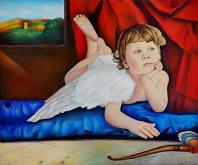 Cupid in rest - Claudio Apparuti - Pastels - €