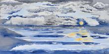 Landscape in Blue - Luana Marchisio - Oil - 240€