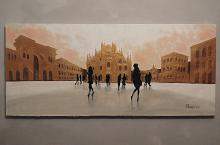 Milan , piazza Duomo 2021 -  Maurizio Missaglia - Acrylic