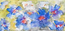  blue explosion special price - Carla Colombo - Watercolor - 18€