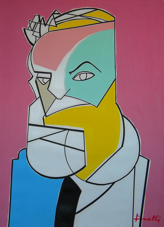 Portrait of Victor - Marie Hugo - Gabriele Donelli - Acrylic