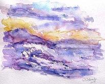  The tumult of the sea, SPECIAL PRICE - Carla Colombo - Watercolor - 40€