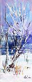  The last snow on the branches - SPECIAL PRICE - Carla Colombo - Oil - 35€