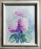  HORTENSE IN FREEDOM SPECIAL PRICE - Carla Colombo - Watercolor - 38€